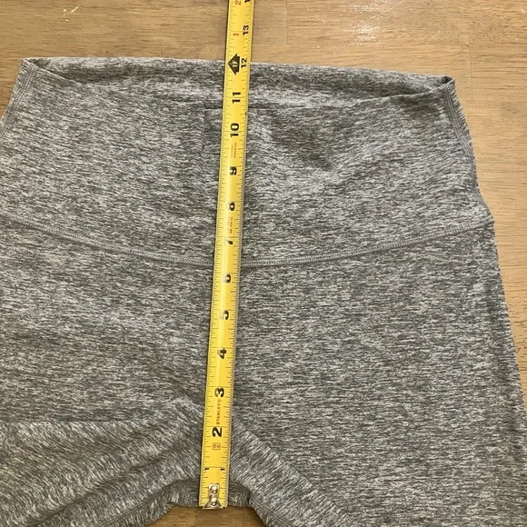 Alo Yoga Sheila Alosoft Gray Tan Womens Medium High-Rise Workout Gym Leggings - Picture 7 of 9